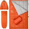 Down Camping Blanket - Lightweight, Packable, Warm & Puffy Outdoor