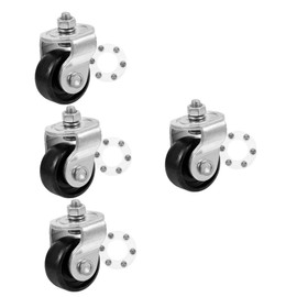 Operitacx 4 Stück Wagenheber-lenkrad Horizontale Stützrollen Jack-teil-zubehör 2-tonnen-wagenheberrad Räder Für Die Garage Wagenheberrollen Heben Wagenheber Vorderrad Ersatzräder Stahl