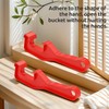 5 Gallon Paint Can Opener Tool - Heavy-Duty Red Plastic