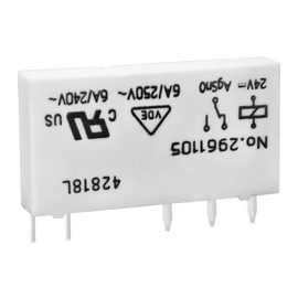 Versatile 24V 6A 5-Pin Relay No.2961105 (Pack of 12) - Safe and Reliable PC Board or Panel-Mounted Solution