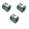 3pcs /Pack Stainless Steel 304 Hex Reducing Bushing Pipe Fitting