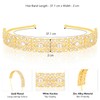 Aheli White Kundan Studded Fancy Hair Band Ethnic Fashion Jewelry