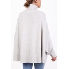 Cashmere Blend Poncho, Kimono for Women, Made in Italy, Double