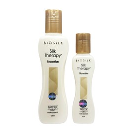 Silk Therapy Reparative Argan Oil Hair Essence Main Product + Travel Set 126ml + 59ml, 1 Piece / 실크테라피 리페러티브 아르간 오일 헤어에센스 본품+여행용세트 126ml + 59ml, 1개