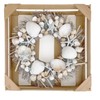 ANDALUCA Coastal Spring & Summer Seashell 20" Wreath Natural Preserved