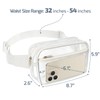 Veckle Clear Fanny Pack - Clear Belt Bag Stadiuim Approved