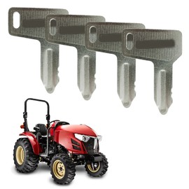 Ignition Keys AT110583 RG60472 933110-00301 Key 301 for Yanmar B14 B22-2 B7-3 SV100 VIO17 YB351 CBL40 V3-3 V4-5,John Deere Engine 3009 3011 3012 3014 3015 4019 4020(4 PCS)