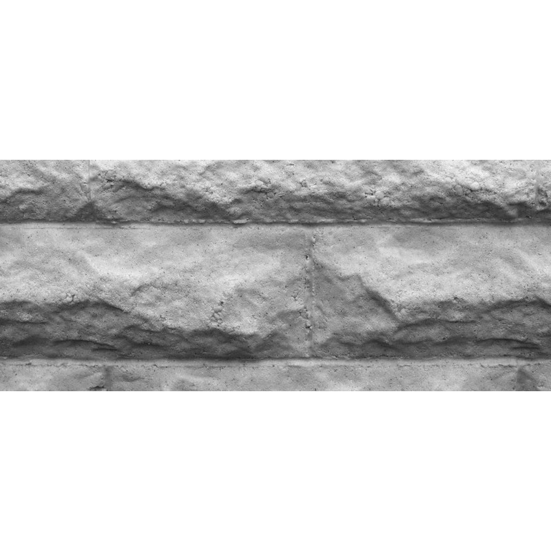 Garden Wizard 2 Foot Stone Landscape Border Wall - Dark