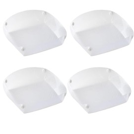 4Pcs Outdoor Folding Plates,Collapsible Plate,Portable Lightweight Multi-Purpose Combo Set,Food Grade Material for Outdoor Activities, Hiking, Picnics, and Family Gatherings (Plate)