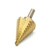 Innetoc 3/8" Shank Titanium Step Drill Bit, 1/4' to 1-3/8'