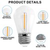 XXCCLLIIGGHHTT S14 LED Replace Light Bulbs for Patio String Light