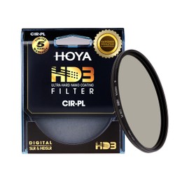 Hoya HD3 HRT Circular Polarizer - 52mm - Re-Certified for 100MP+ Cameras with Ultra-Hard Nano Coating Technology and High Rate Transmission Film - Stain Resistant and Waterproof Filter