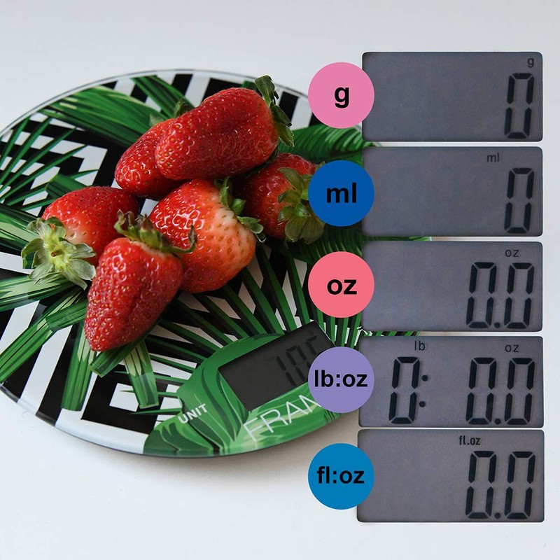 Framar Digital Food Scale and Digital Kitchen Scale, Gram Scale,