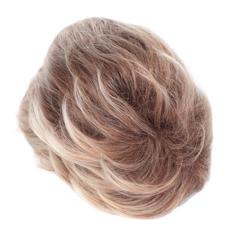 Woman Short Wig Synthetic Layered Straight Fluffy Heat Resistant Soft