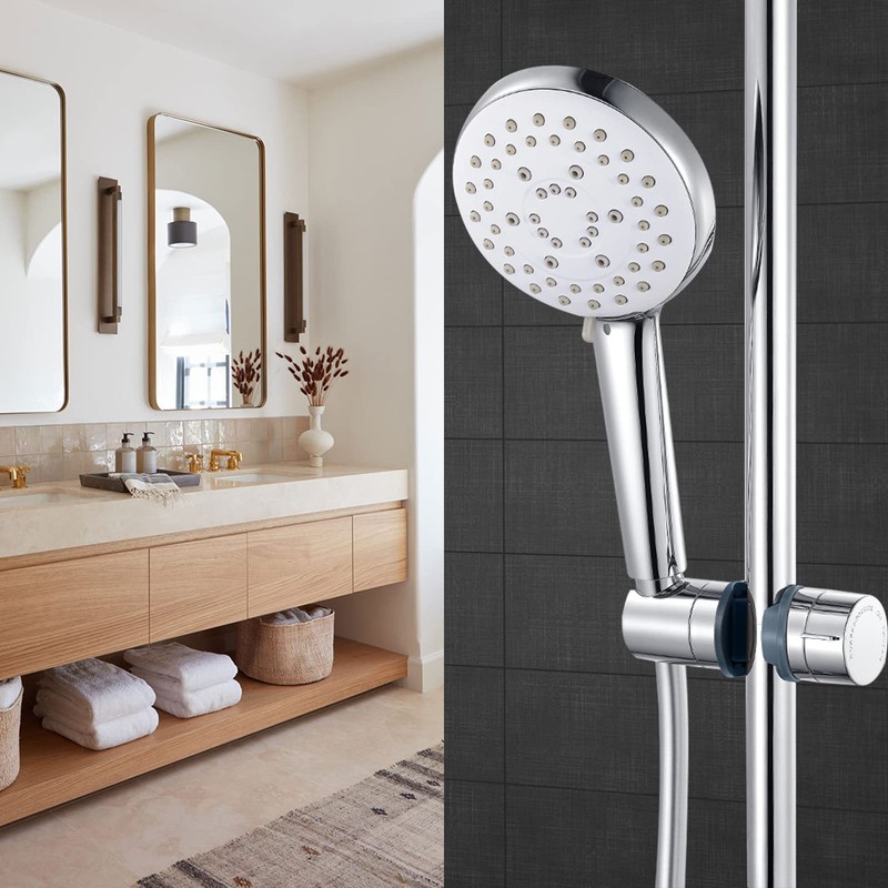 Shower Head Holders, BBLIKE Hand Shower Bracket Replacement 16-19MM Adjustable