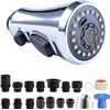 Hibbent Pull Down Spray Head for Kitchen Faucet, 3-Function Kitchen