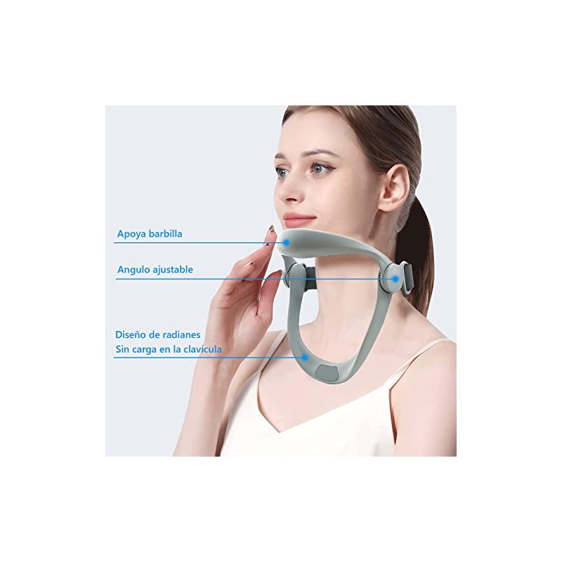 Soporte para el Cuello de Ajustable Portátil,Relajador de Cuello y