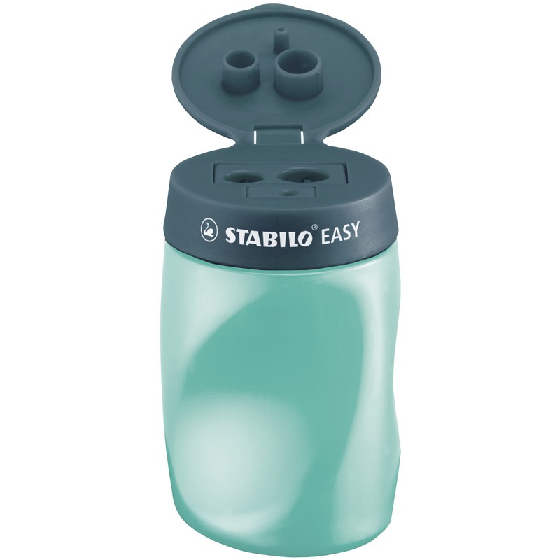 Ergonomic Container Sharpener - STABILO EASYsharpener - 3 in 1