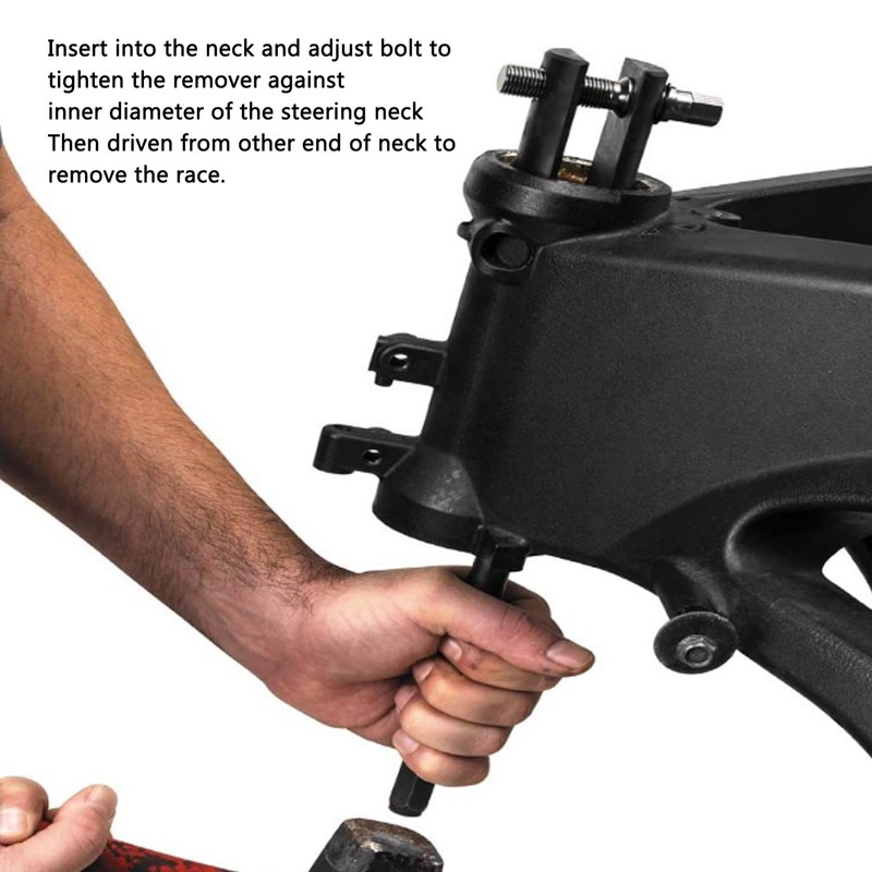 Motorcycle Steering Neck Bearing Ring Puller, Universal Puller for Steering