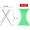 Obstal Grass Green Cocktail Table Covers Stretch Spandex Cocktail Table
