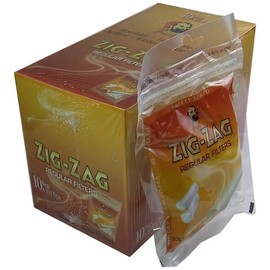 Zig Zag Standard-Filterspitzen, 100 Stück, Papier, Orange, 8 x 10 x 7 cm