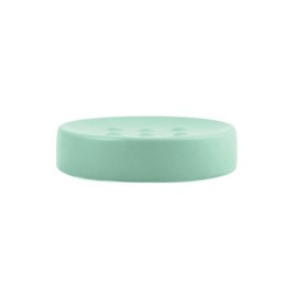 Spirella Soap Dish Stone Look Decorative Bathroom Equipment Soap Dish Tube Dimensions: 11 x 11 x 3 cm Matte Green