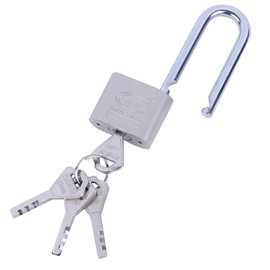Long Padlocks - Long Shackle Padlocks - Long Locks with Keys, Bradron BeamPadlock is Suitable for Security Doors, Cabinet Doors, Drawer Doors, Gyms, Locker Padlocks Glass Door Locks