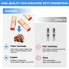 100 PCS Non Insulated Butt Connectors Kit, BN2 AGW16-14 Butt