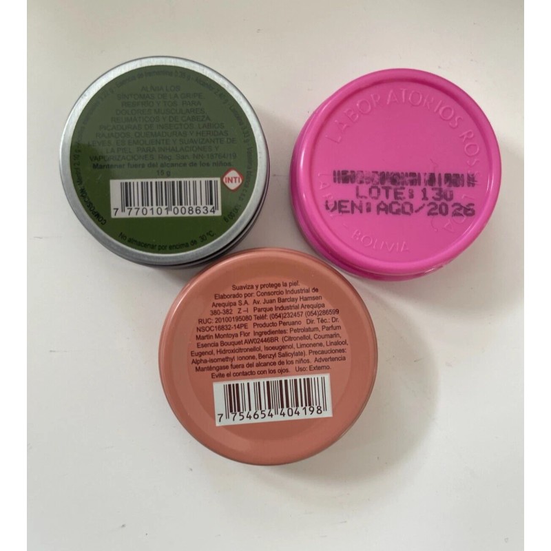 Mentisan Relief Cough Cold Flu Nasal Ointment Vaporizing lips Chirimoya