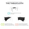 Utopia Kitchen Utopia Kitchen Spandex Tablecloth 2 Pack [6FT, Light
