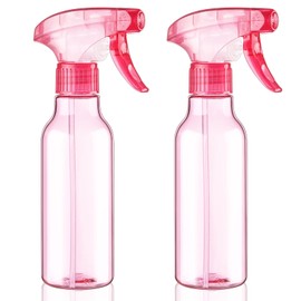 Cosywell Plastic Spray Bottles 8.8oz/260ml 2 Pack Empty Spray Bottle for Cleaning Mist/Stream Refillable Container Water Spraying Bottle for Cooking Hair Care Essential Oils(Pink)
