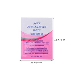 FOMIYES 20pcs Wax Remover Wipes Skin Hair Removal Waxing Wipes for Facial Body Skin Care Wax Remover Cleaning Tissues