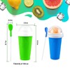 Slushy Cup (2 Pack) & Slushy Maker Portable Smoothie Slushie