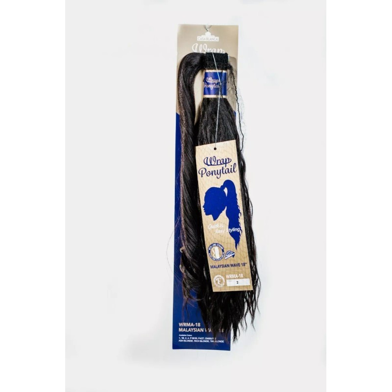 Ponytail Coleta Chongo Cabello Ondulado Largo Varios Colores 18 PuLG