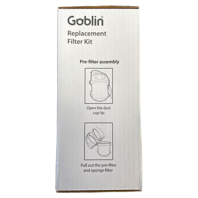 Goblin Replacement Filter Kit for Model GCV404W-21F 1x Pre-Filter 1x