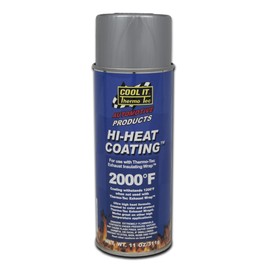 Thermo-Tec 12002 Aluminum High Heat Wrap Coating, 11 oz.