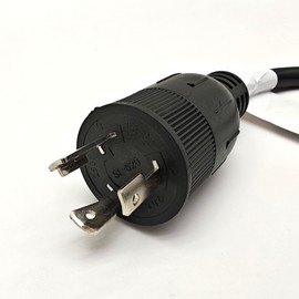 Parkworld 65405 NEMA L6-20P to L5-30R Adapter Cord, Output 20amp 125volt 1FT.