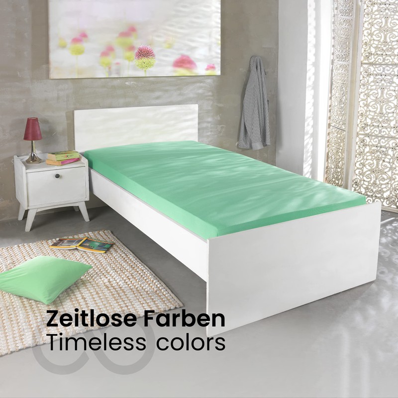 Jersey Fitted Sheet All Colours & Sizes 100% Cotton, 140-160