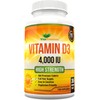 Vitamin D 4,000 IU Tablets, Maximum Strength Vitamin D3 Supplement,