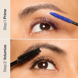 Extreme Volume Mascara Plus Bold Lash Primer by Honest for Women - 0.27 oz Mascara                                                                    