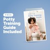 Real Feel 2-in-1 Potty with Wipes Storage, Flushing Sounds &