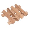 12 Spools Wooden Sewing Thread Holder Foldable Bobbin Hanging Rack