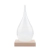 Storm Glass Drop shaped Storm Bottle Desktop Weather Station Predictor