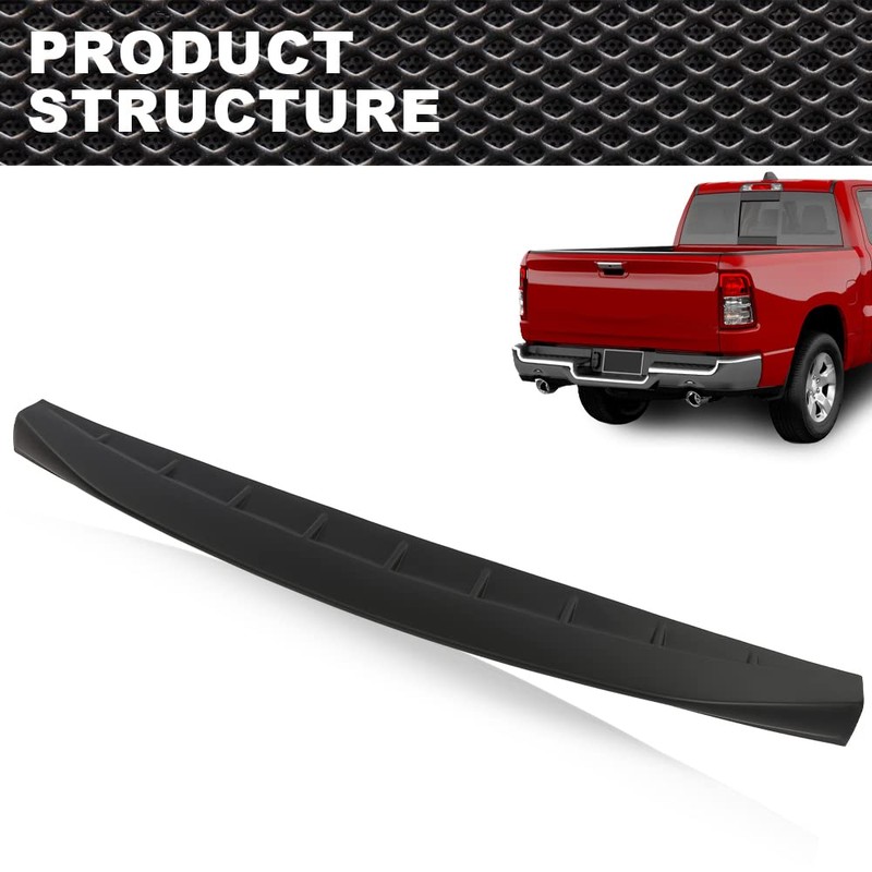 CROSSDESIGN Tailgate Rear Wing Spoiler Compatible with All Ram 2009-2018