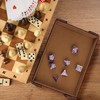 SIQUK Pack of 2 Magnetic Cube Trays, Rectangular Dice Board,