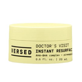 Visit Versed Doctors Skin Reforming Face Mask - Glycolic Acid + Lactic Acid Exfoliator for Uneven Tone and Texture AHA BHA Enzymes to Refresh and Smooth Skin (0.6 floz Size / 버세드 닥터스 방문 피부 리포싱 페이스 마스크 - 고르지 않은 톤과 질감을 위한 글리콜산 + 젖산 각질 제거제 피부를 상쾌하고 매끄럽게 해주는 AHA BHA 효소 (0.6 floz Size