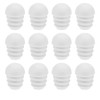 VGOL 50Pcs Plastic Tube Insert Plug Round End Plugs Tube