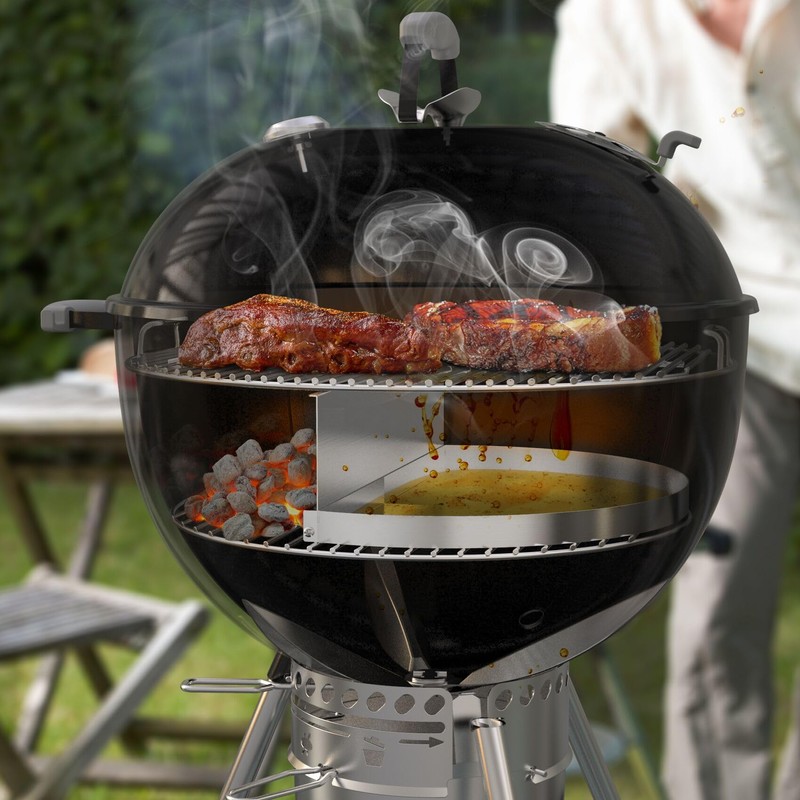 Onlyfire Stainless Steel Detachable Grill Drip Pan for Weber 22"