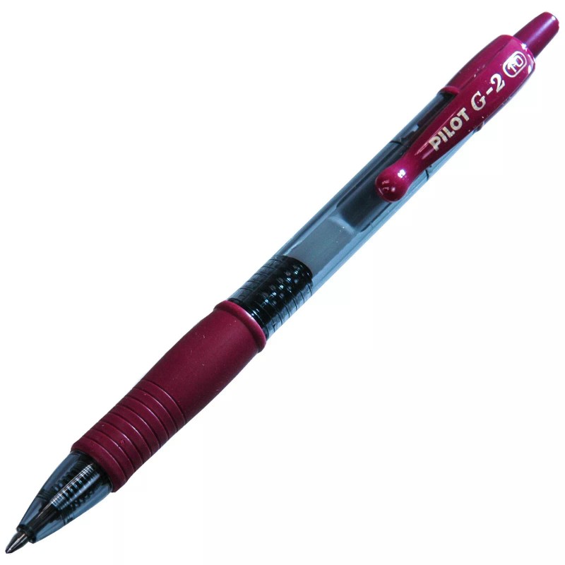 Pilot G2 10 Burgundy 1.0mm BOLD Point Burgundy Gel Ink