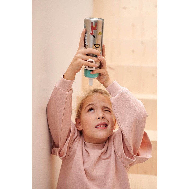 Mepal Flip-Up Campus Thermal Bottle, Insulated Drinking Bottle for Children,